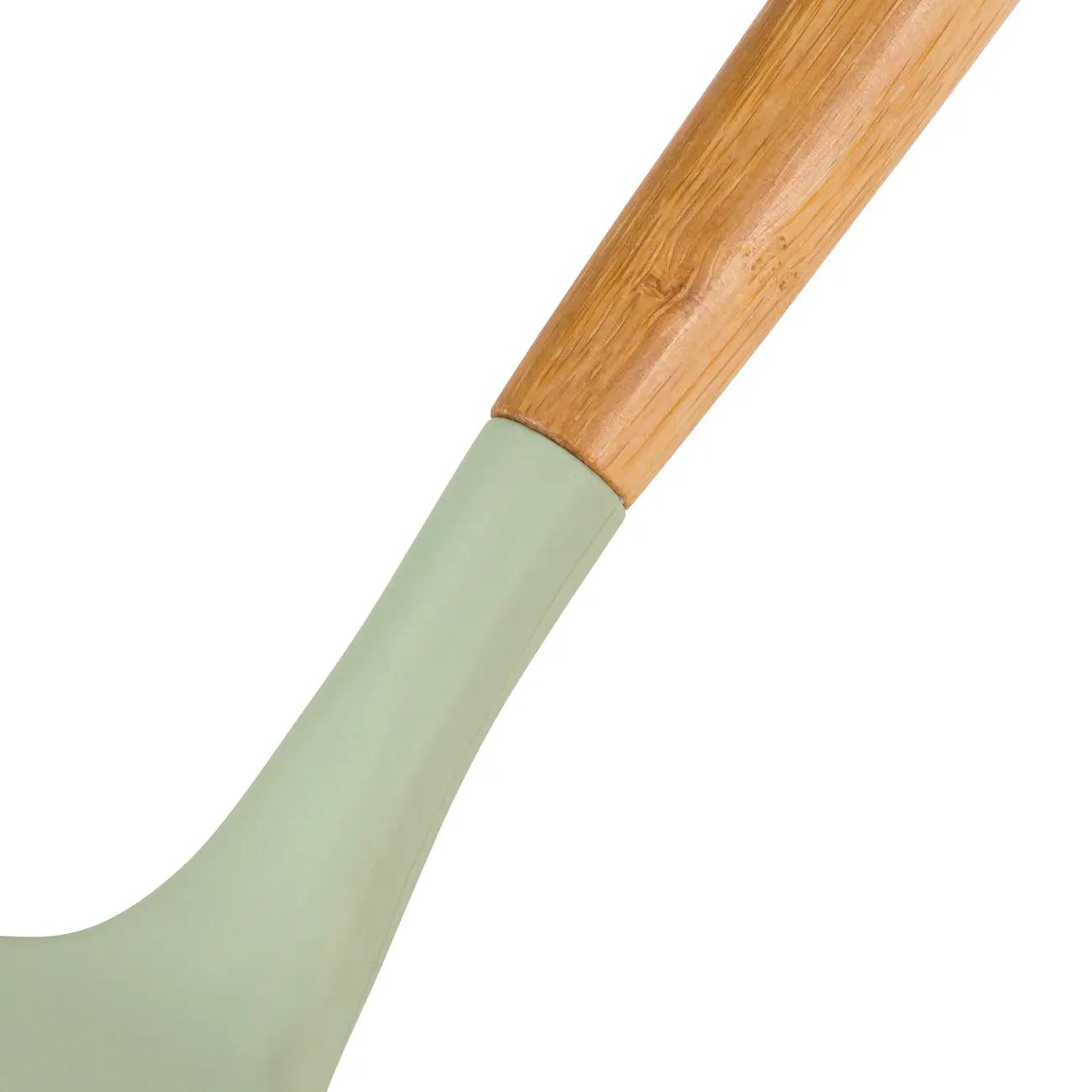 ESPÁTULA VAZADA 32 CM SILIBOO - SÁLVIA/NATURAL - Foto 4