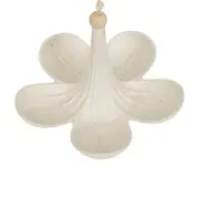 COMEDOURO PARA PÁSSAROS POLINIZ FLOR - BRANCO/BAMBU - Foto 3