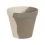 CACHEPÔ 11 CM MEZZO MEZZO - CINZA/BRANCO - Foto 3