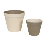 CACHEPÔ 11 CM MEZZO MEZZO - CINZA/BRANCO - Foto 5