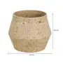 CACHEPÔ 18 CM JARDIM - BEGE/ FIBRA CLARA - Foto 3