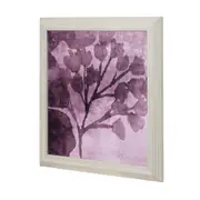 QUADRO SÈCHE II 30 CM X 30 CM - CINZA/MALVA - Foto 2