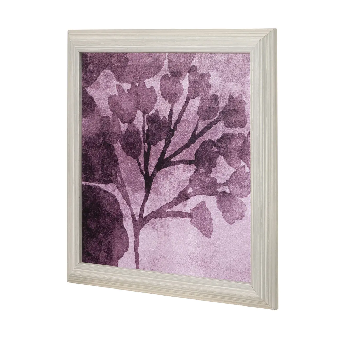 QUADRO SÈCHE II 30 CM X 30 CM - CINZA/MALVA - Foto 2