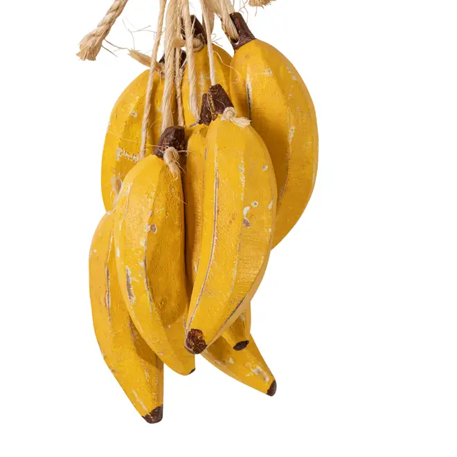 PINGENTE CACHO DE BANANAS - AMARELO/NATURAL - Foto 2
