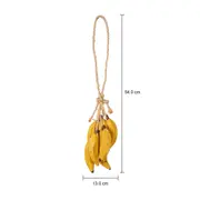 PINGENTE CACHO DE BANANAS - AMARELO/NATURAL - Foto 3