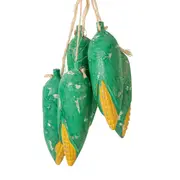 PINGENTE CACHO DE MILHOS - AMARELO/NATURAL - Foto 2