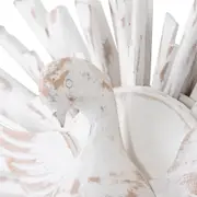 ADORNO MESA O DIVINO RESPLENDOR DE PAREDE - BRANCO/CASTANHO - Foto 3
