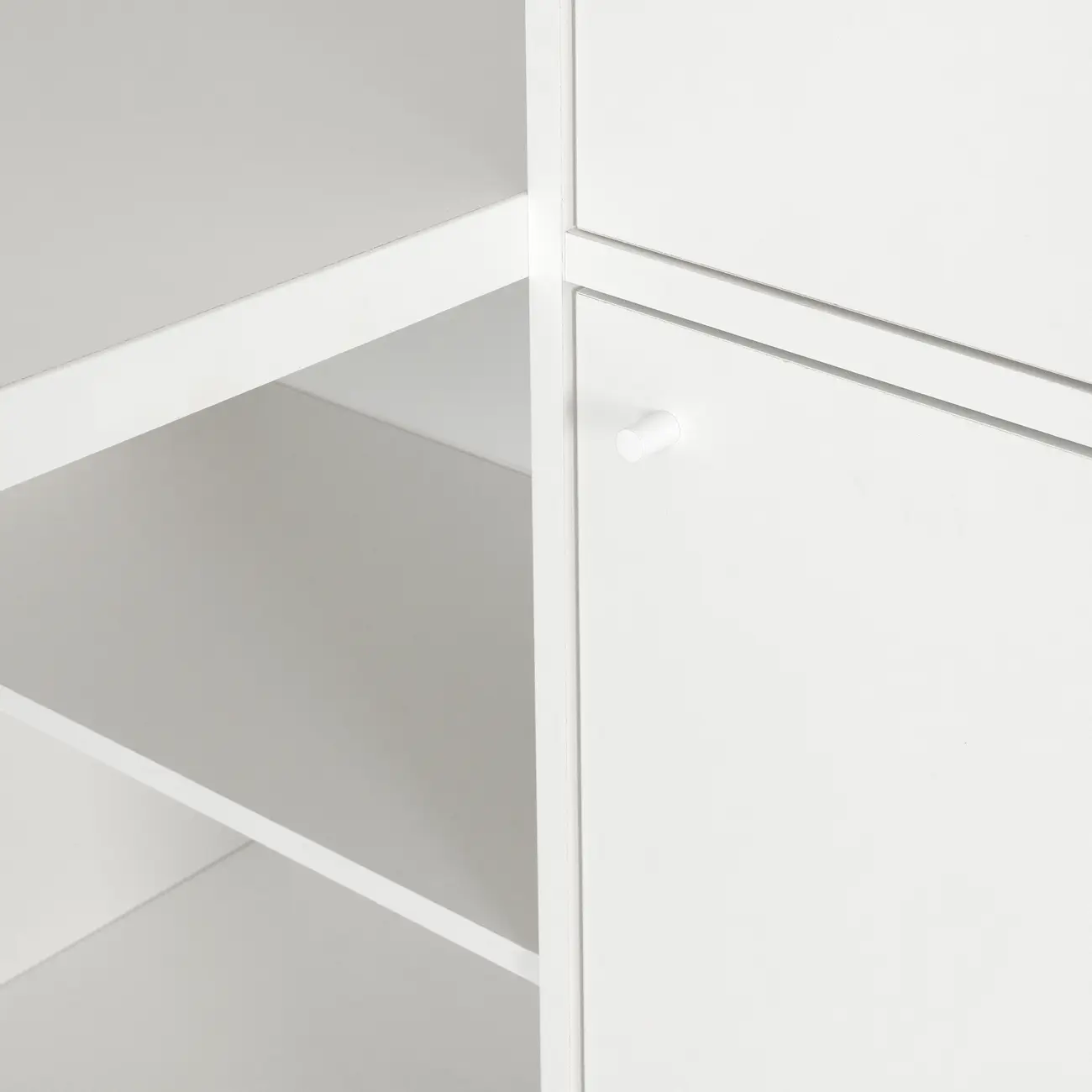 MESA COM ARMÁRIO 2 PORTAS 1,20 M X 90 CM COLAB - BRANCO/BRANCO - Foto 8