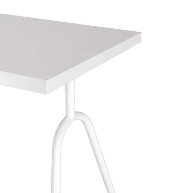 MESA COM ARMÁRIO 2 PORTAS 1,20 M X 90 CM COLAB - BRANCO/BRANCO - Foto 9