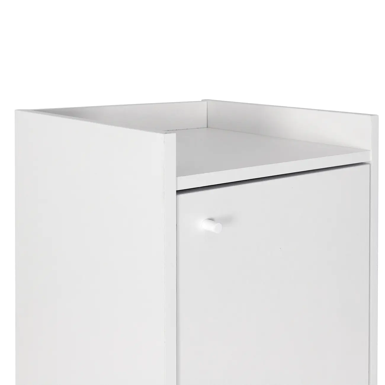 MESA COM ARMÁRIO 2 PORTAS 1,20 M X 90 CM COLAB - BRANCO/BRANCO - Foto 10