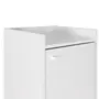MESA COM ARMÁRIO 2 PORTAS 1,20 M X 90 CM COLAB - BRANCO/BRANCO - Foto 10