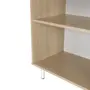 MESA COM ARMÁRIO 2 PORTAS 1,20 M X 90 CM COLAB - BRANCO/NEW OAK - Foto 7