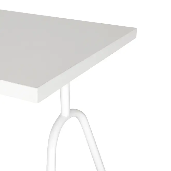 MESA COM ARMÁRIO 2 PORTAS 1,20 M X 90 CM COLAB - BRANCO/NEW OAK - Foto 9