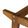 BASE DE MESA DE JANTAR 1,30 M X 75 CM VIGA - NOZES - Foto 4