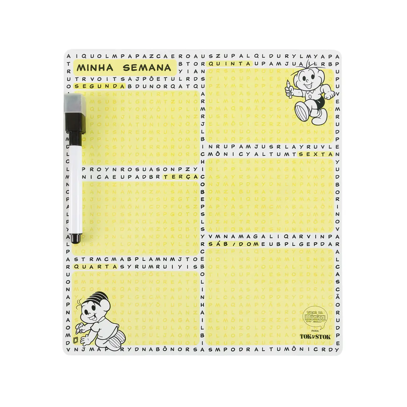 PLANNER ÍMÃ PASSATEMPO - PRETO/LIMÃO SICILIANO - Foto 1