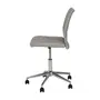 CADEIRA HOME OFFICE HARLEM - CROMADO/CINZA - Foto 3