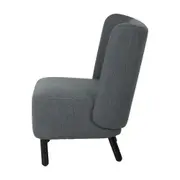 POLTRONA LOUNGE - CINZA/PRETO - Foto 3