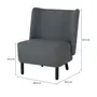 POLTRONA LOUNGE - CINZA/PRETO - Foto 6