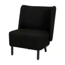 PRETO/PRETO - POLTRONA LOUNGE