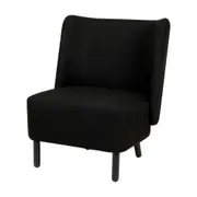 POLTRONA LOUNGE - PRETO/PRETO - Foto 1