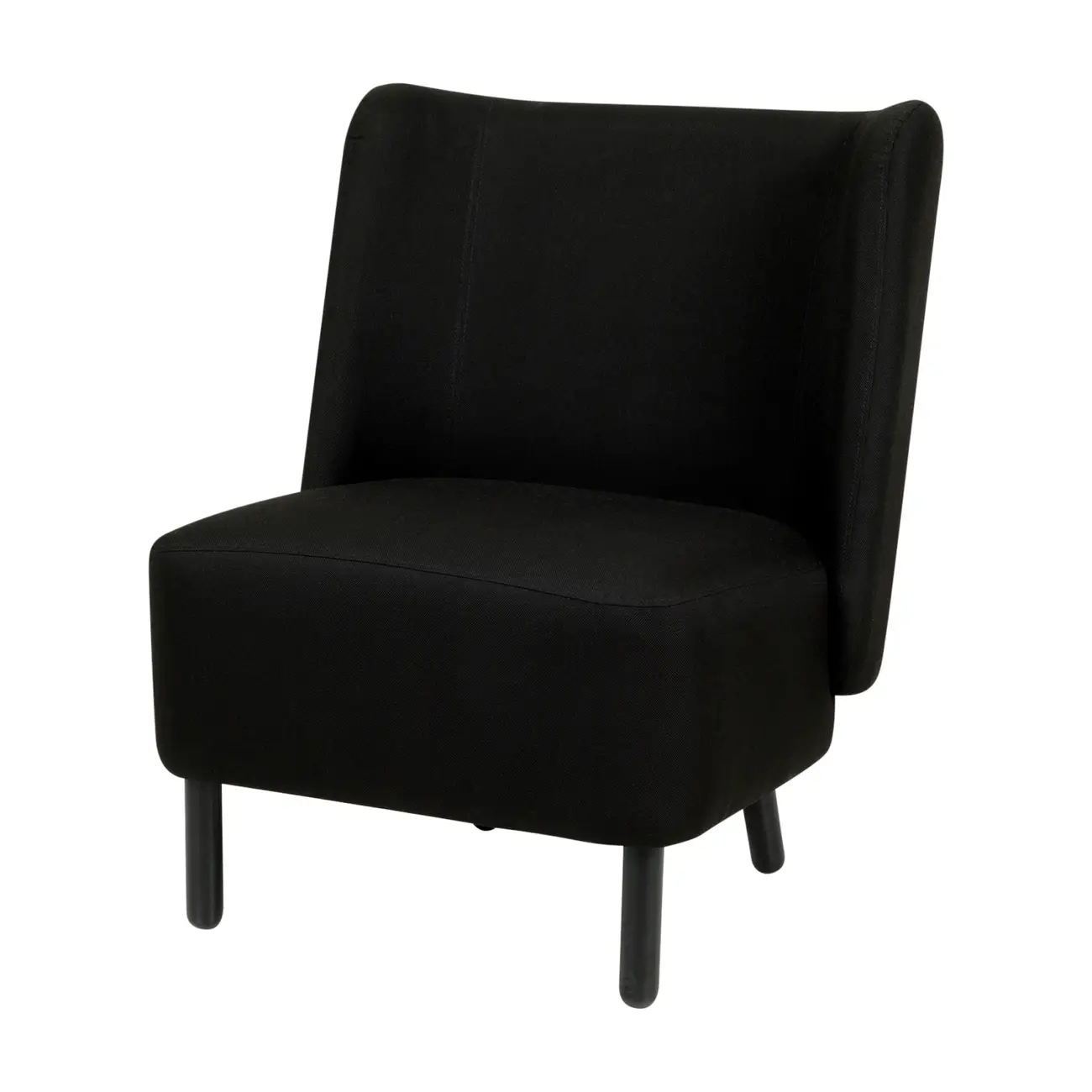 POLTRONA LOUNGE - PRETO/PRETO - Foto 1