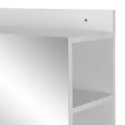 DOVER SAPATEIRA PAREDE C/ESPELHO 64 CM X 1,91 M - BRANCO/PRATA - Foto 8