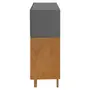 BUFFET 4 PORTAS 1,14 M X 43 CM HORIZON - TAUARI/KONKRET - Foto 5