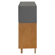 BUFFET 4 PORTAS 1,14 M X 43 CM HORIZON - TAUARI/KONKRET - Foto 5