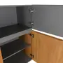 BUFFET 4 PORTAS 1,14 M X 43 CM HORIZON - TAUARI/KONKRET - Foto 7