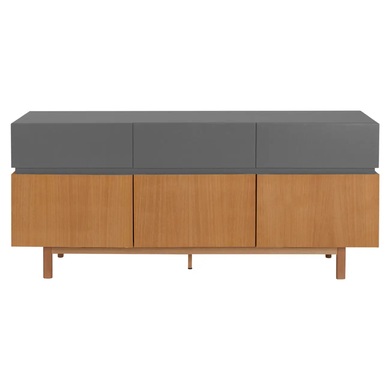 BUFFET 3 PORTAS/ 3 GAVETAS 1,70 M X 43 CM HORIZON - TAUARI/KONKRET - Foto 1