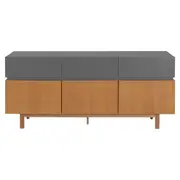 BUFFET 3 PORTAS/ 3 GAVETAS 1,70 M X 43 CM HORIZON - TAUARI/KONKRET - Foto 1