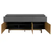 BUFFET 3 PORTAS/ 3 GAVETAS 1,70 M X 43 CM HORIZON - TAUARI/KONKRET - Foto 4
