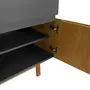 BUFFET 3 PORTAS/ 3 GAVETAS 1,70 M X 43 CM HORIZON - TAUARI/KONKRET - Foto 7