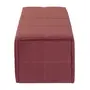 SOX BAÚ 1 M X 38 CM - VELVET COTELÊ RODONITA - Foto 4