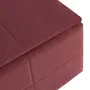 SOX BAÚ 1 M X 38 CM - VELVET COTELÊ RODONITA - Foto 6