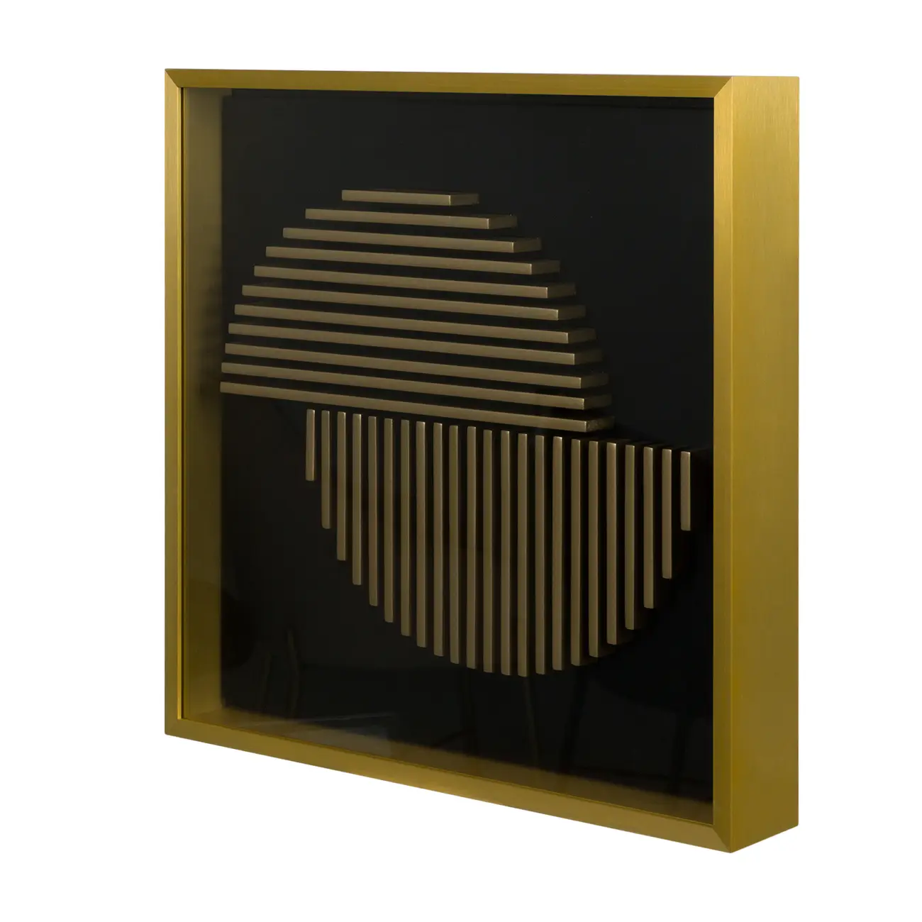 QUADRO GROOVE I 40 CM X 40 CM - DOURO/PRETO - Foto 2