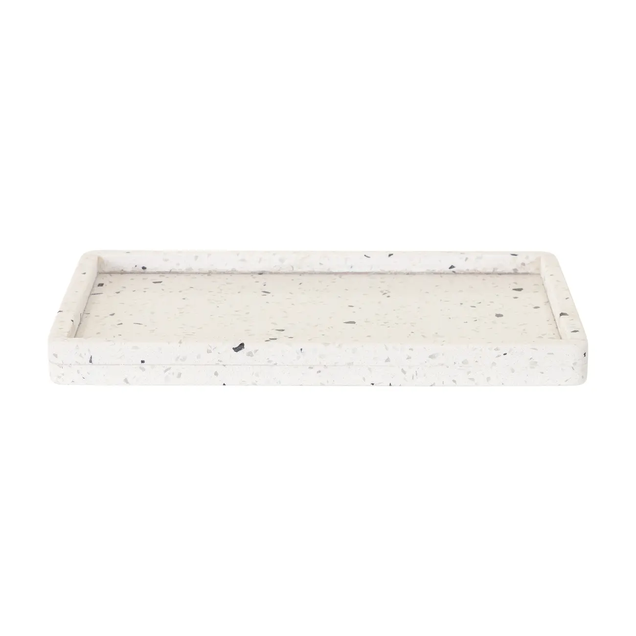 ORGANIZADOR DE BANCADA TERRAZZO - BRANCO/KONKRET - Foto 1