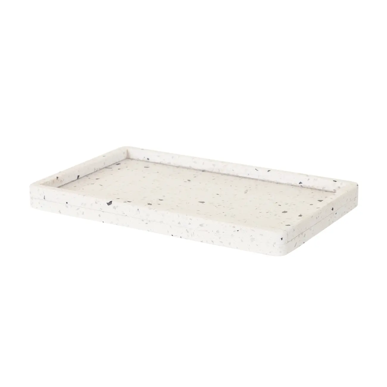 ORGANIZADOR DE BANCADA TERRAZZO - BRANCO/KONKRET - Foto 2