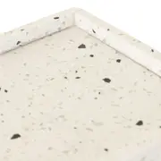 ORGANIZADOR DE BANCADA TERRAZZO - BRANCO/KONKRET - Foto 6