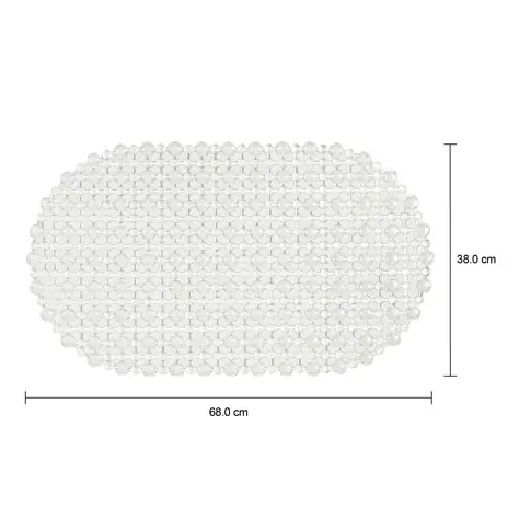Imagem com medidas do produto TAPETE PARA BOX 64 CM X 34 CM STEADY