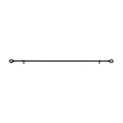 SUPORTE PARA CORTINA EXTENSÍVEL 1,21 M/2,23 M 15 MM NAROK - PRETO - Foto 1
