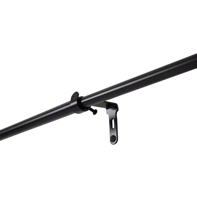 SUPORTE PARA CORTINA EXTENSÍVEL 1,21 M/2,23 M 15 MM NAROK - PRETO - Foto 4