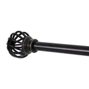 SUPORTE PARA CORTINA EXTENSÍVEL 1,21 M/2,23 M 15 MM NAROK - PRETO - Foto 5