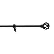 SUPORTE PARA CORTINA EXTENSÍVEL 1,21 M/2,23 M 15 MM NAROK - PRETO - Foto 6