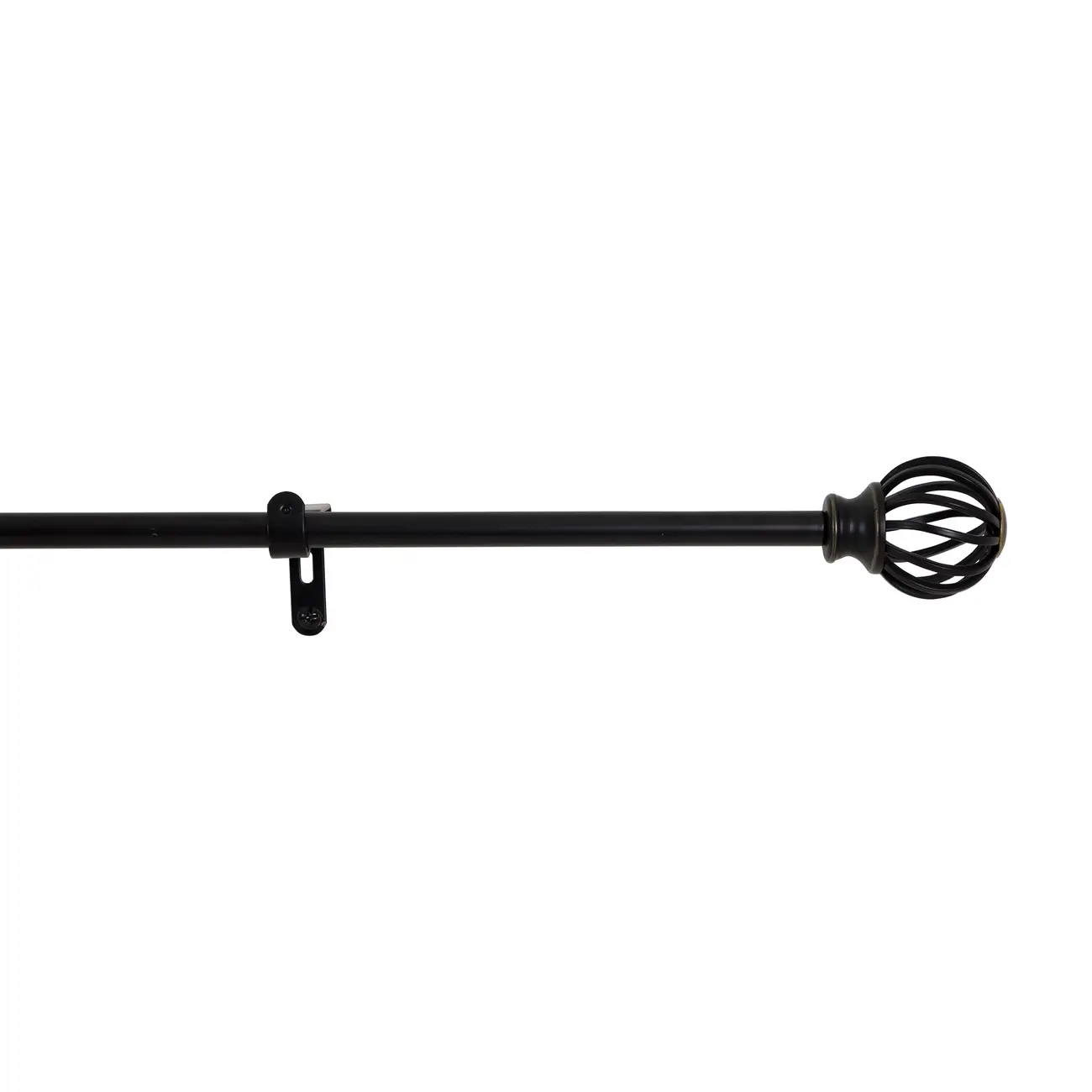 SUPORTE PARA CORTINA EXTENSÍVEL 1,21 M/2,23 M 15 MM NAROK - PRETO - Foto 6