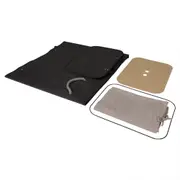 CESTO PARA ROUPA 60 CM X 40 CM X 30 CM KABUKI - PRETO/CAMELO - Foto 9