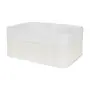 CESTO 33 CM X 23 CM X 14 CM KABUKI - BRANCO/BRANCO - Foto 2