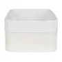 CESTO 33 CM X 23 CM X 14 CM KABUKI - BRANCO/BRANCO - Foto 3
