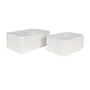 CESTO 33 CM X 23 CM X 14 CM KABUKI - BRANCO/BRANCO - Foto 5