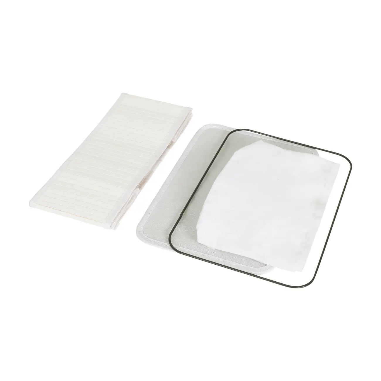 CESTO 33 CM X 23 CM X 14 CM KABUKI - BRANCO/BRANCO - Foto 6